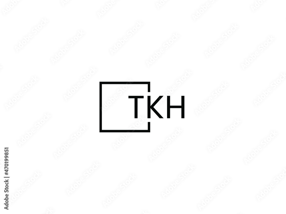 TKH letter initial logo design vector illustration TKH letter initial logo design vector illustration