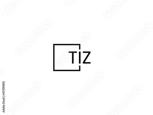 TIZ letter initial logo design vector illustration © Rubel