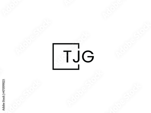 TJG letter initial logo design vector illustration