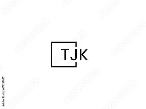 TJK letter initial logo design vector illustration