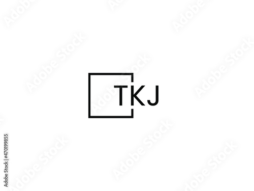 TKJ letter initial logo design vector illustration © Rubel