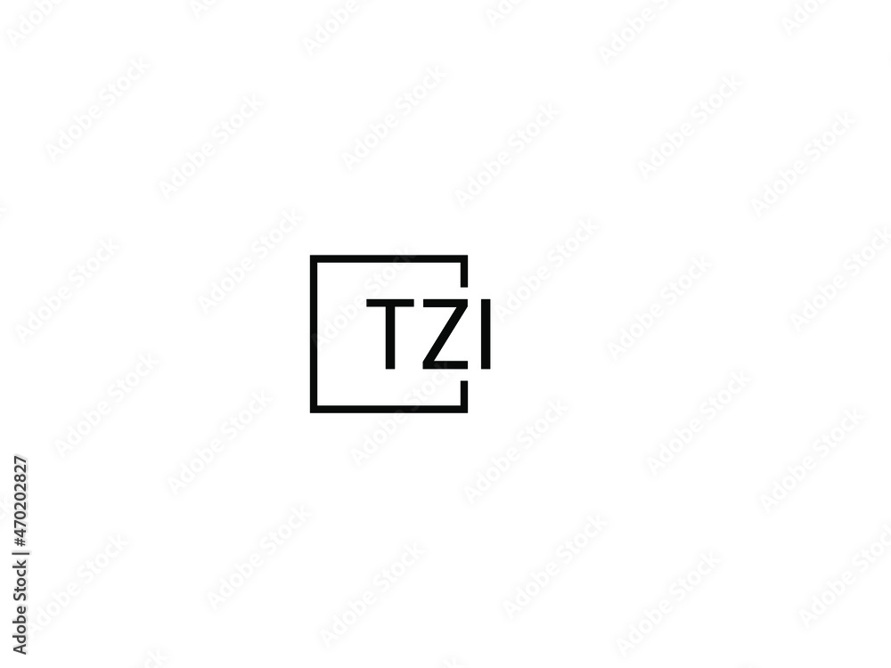TZI letter initial logo design vector illustration TZI letter initial logo design vector illustration