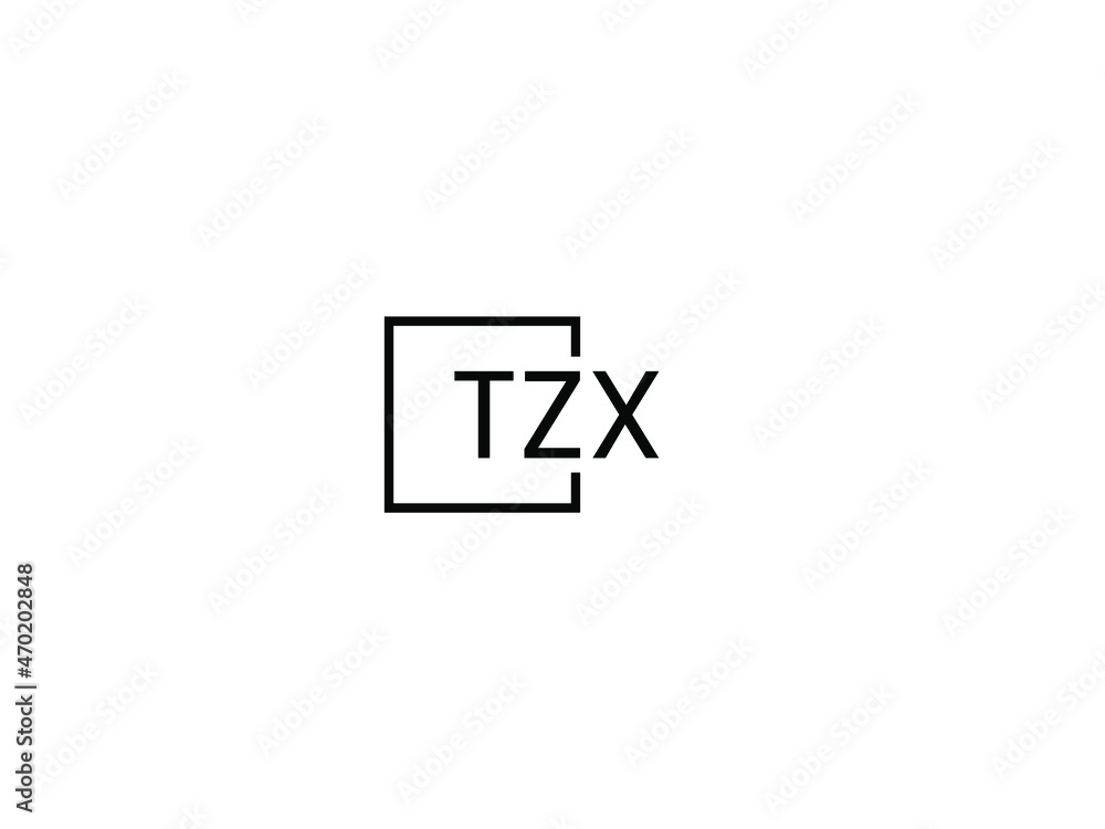 TZX letter initial logo design vector illustration TZX letter initial logo design vector illustration