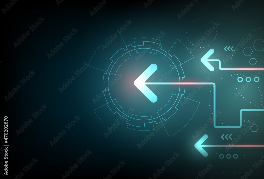 Technology cyber destination arrow vector backgrund Technology cyber destination arrow vector backgrund