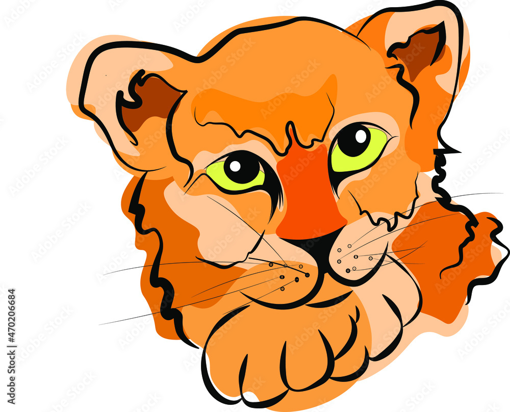 tiger vector Illustration animals cartoon tiger vector Illustration animals cartoon