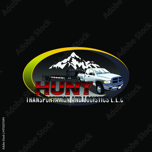 Illustration Vector Graphic of Transportation and Logistic logo design