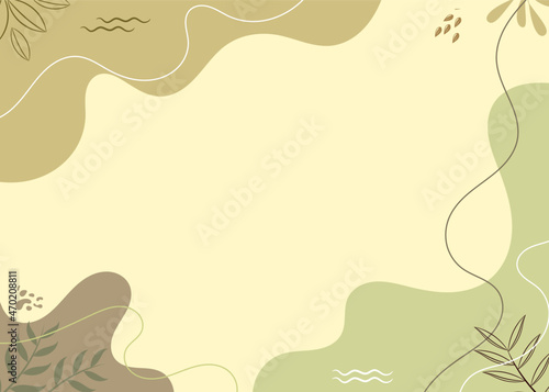 minimal hand drawn background free vector