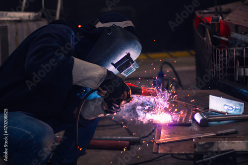 welder at work