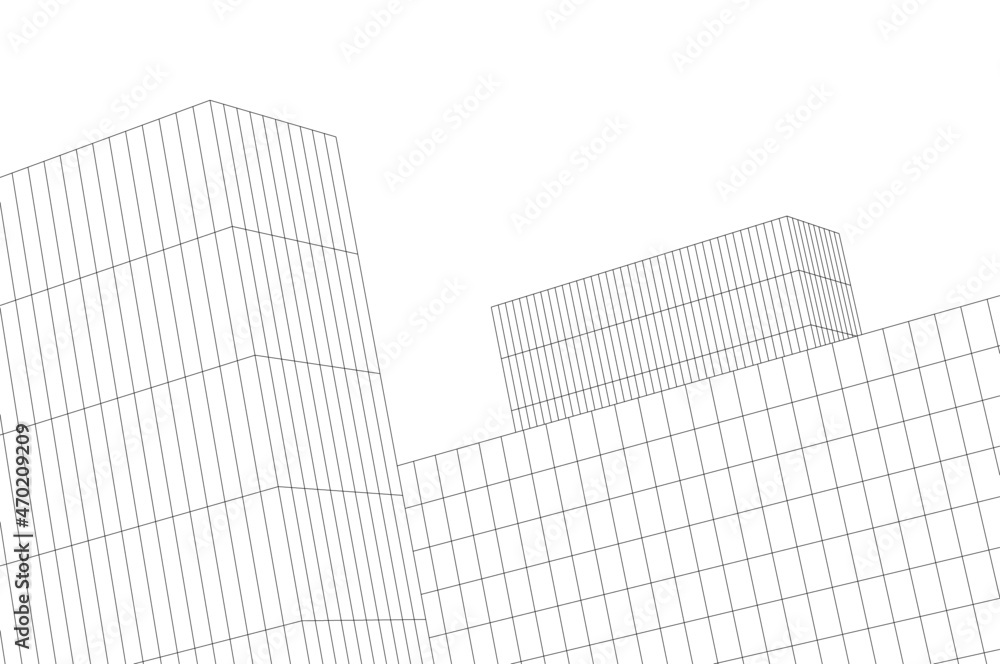 architecture design digital vector illustration architecture design digital vector illustration