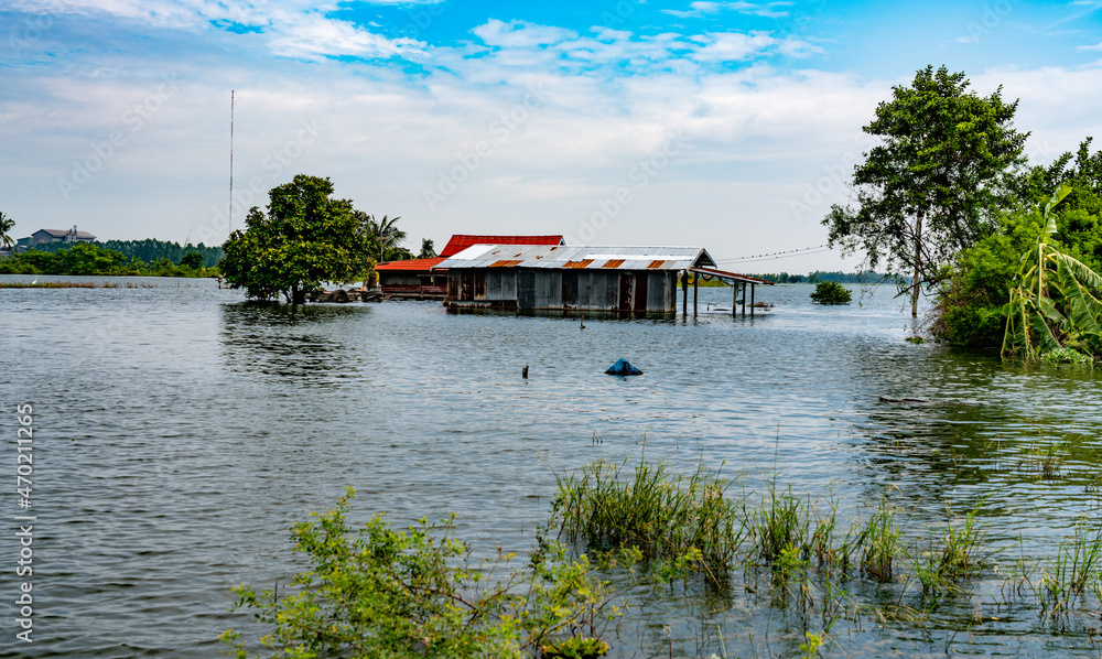 Obraz premium Floods in Thailand