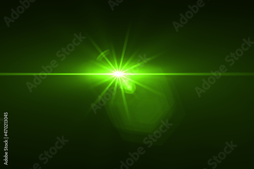 Wallpaper Mural Beautiful optical lens flare effect on black blackground Torontodigital.ca