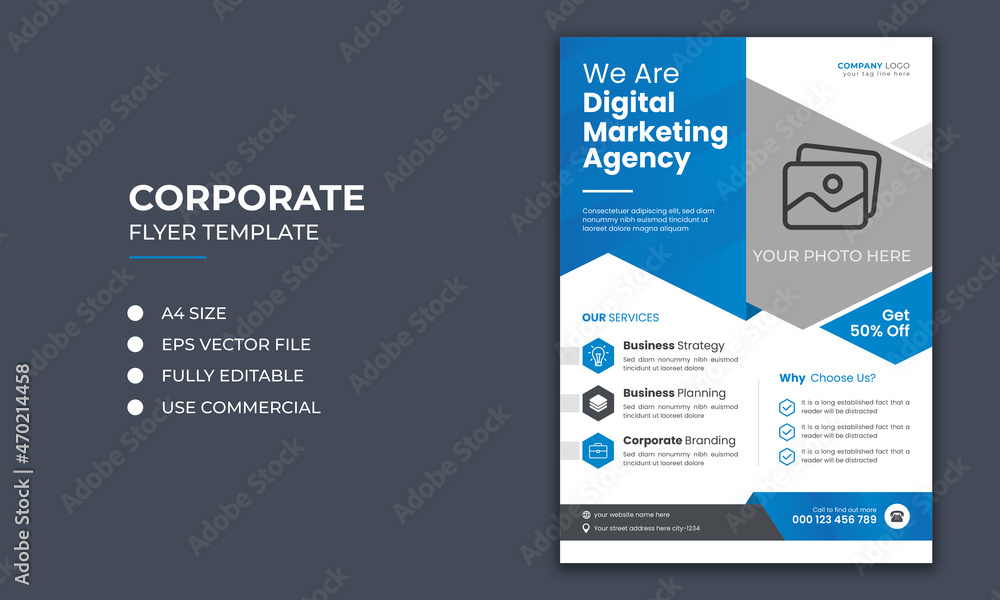 Corporate business flyer termplate Corporate business flyer termplate