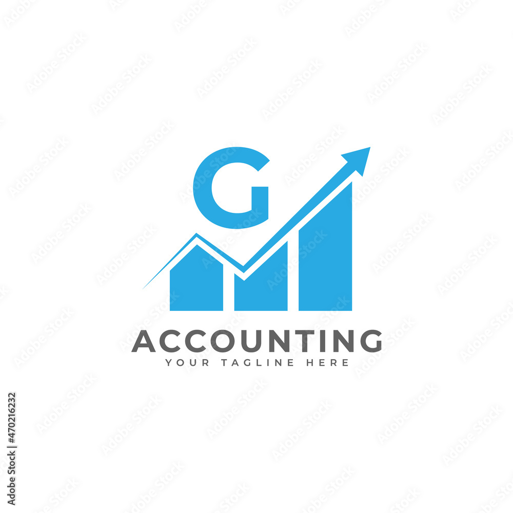 Initial Letter G Chart Bar Finance Logo Design Inspiration Initial Letter G Chart Bar Finance Logo Design Inspiration
