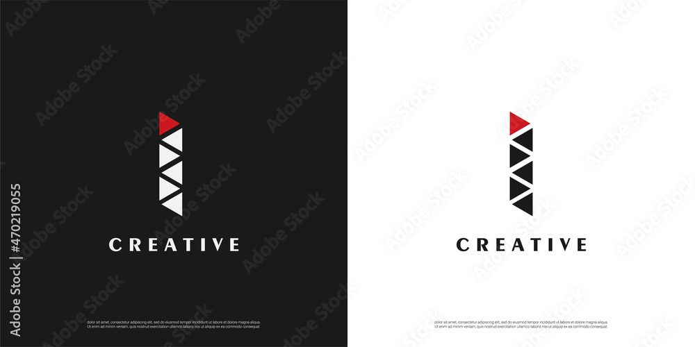 Letter I logo icon design template elements Letter I logo icon design template elements