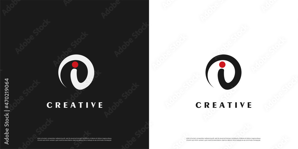 Letter I logo icon design template elements Letter I logo icon design template elements