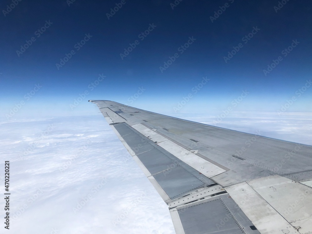 Obraz premium wing of airplane