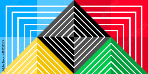 Olympic theme colorful background