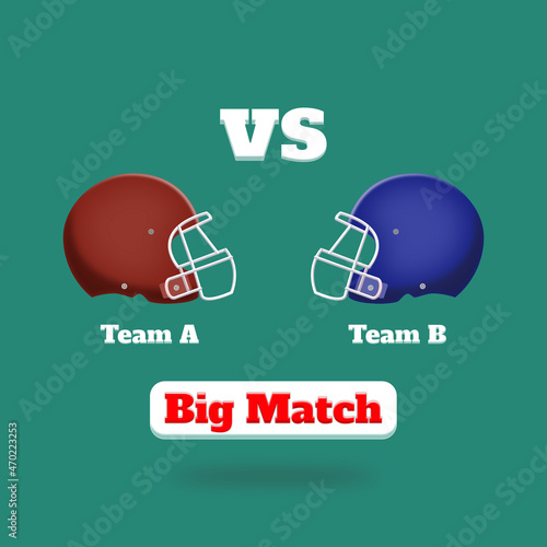 American footbal icon illustration