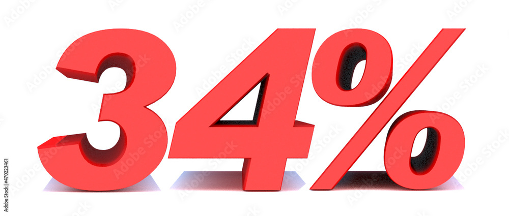 34 Percent off 3d Sign on White Background, Special Offer 34% Discount Tag, Sale Up to 34 Percent Off,big offer, Sale, Special Offer Label, Sticker, Tag, Banner, Advertising, offer Icon 34 Percent off 3d Sign on White Background, Special Offer 34% Discount Tag, Sale Up to 34 Percent Off,big offer, Sale, Special Offer Label, Sticker, Tag, Banner, Advertising, offer Icon