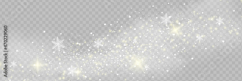 Snow and wind on a transparent background. White gradient decorative element.vector illustration. winter and snow with fog. wind and fog.