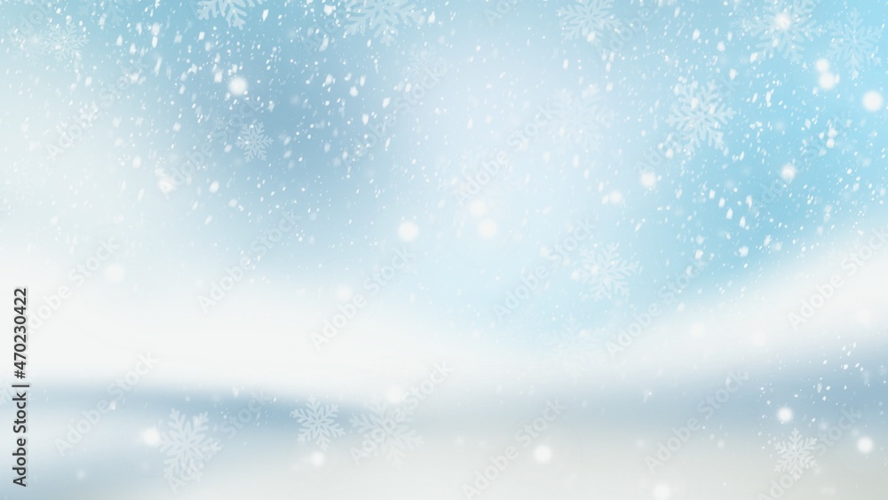 Abstract Backgrounds Christmas tree forest with snowflake on blue backgrounds Abstract Backgrounds Christmas tree forest with snowflake on blue backgrounds