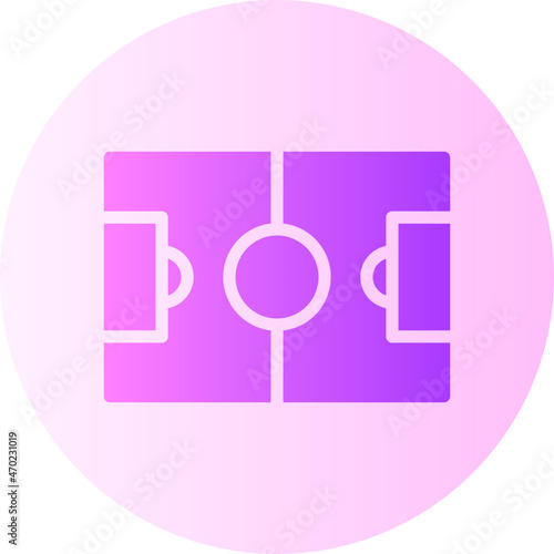 football field gradient icon
