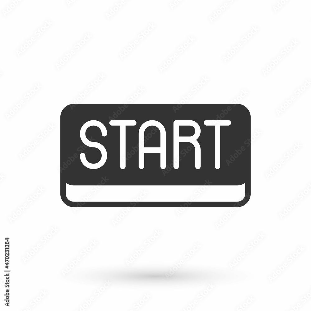 Grey Ribbon in finishing line icon isolated on white background. Symbol of finish line. Sport symbol or business concept. Vector Grey Ribbon in finishing line icon isolated on white background. Symbol of finish line. Sport symbol or business concept. Vector