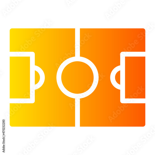 football field gradient icon