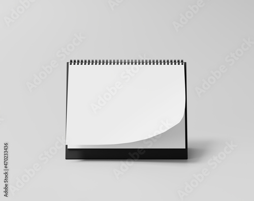 Blank rectangular table calendar, Schedule calendar