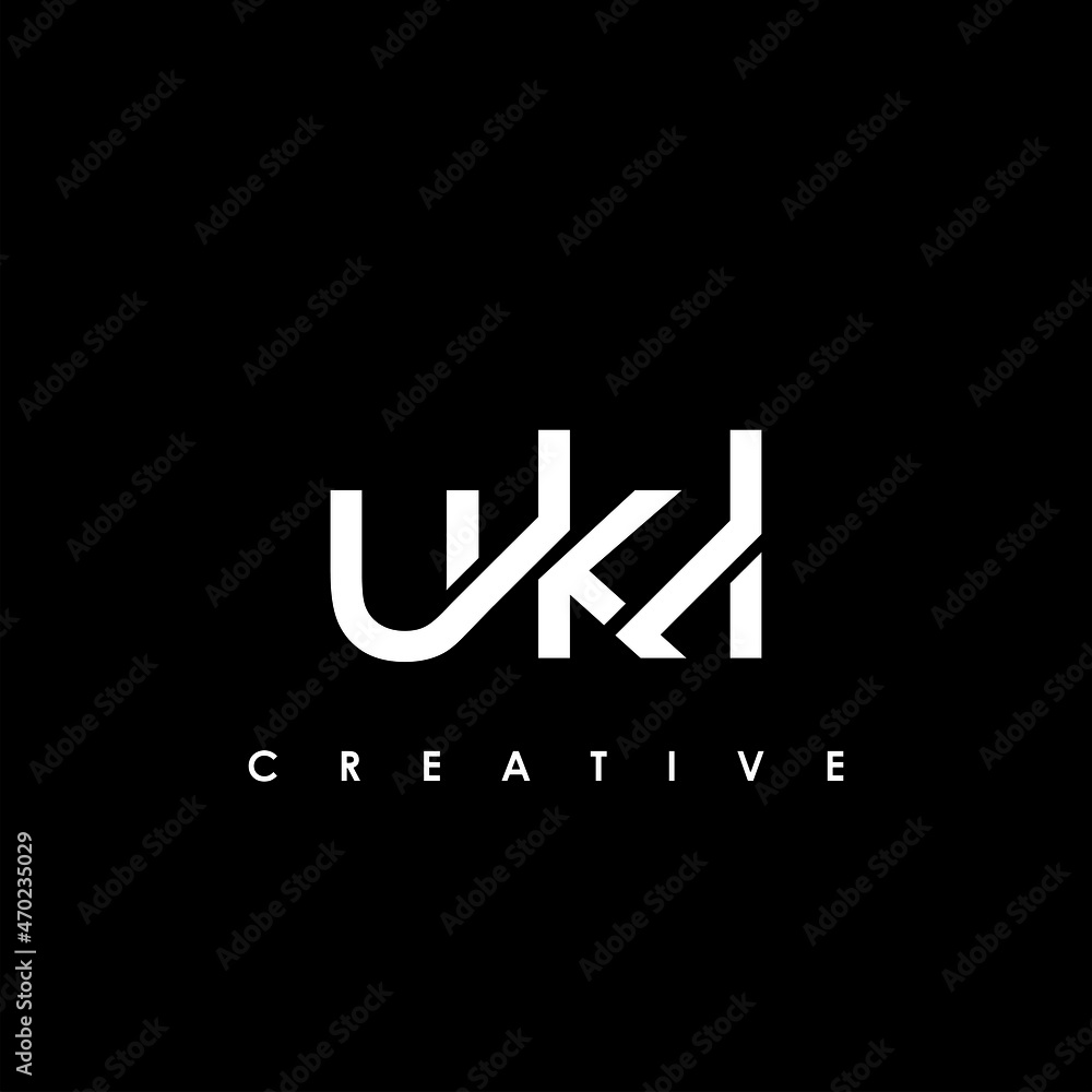 UKL Letter Initial Logo Design Template Vector Illustration