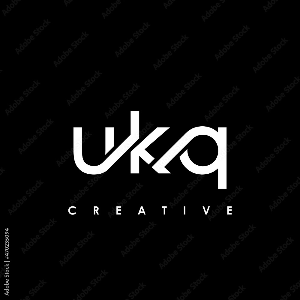UKQ Letter Initial Logo Design Template Vector Illustration UKQ Letter Initial Logo Design Template Vector Illustration