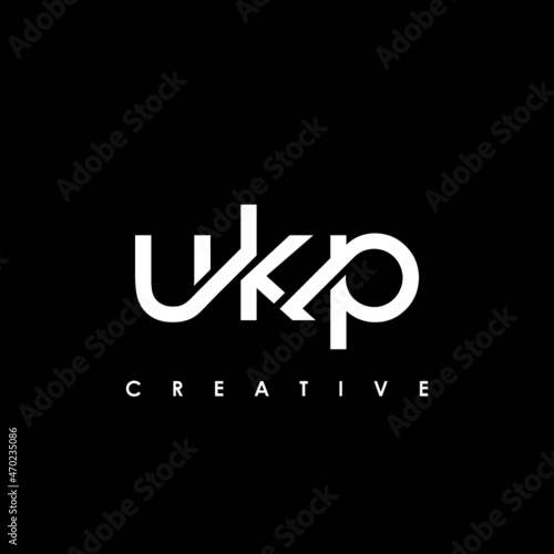 UKP Letter Initial Logo Design Template Vector Illustration photo