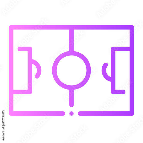 football field gradient icon