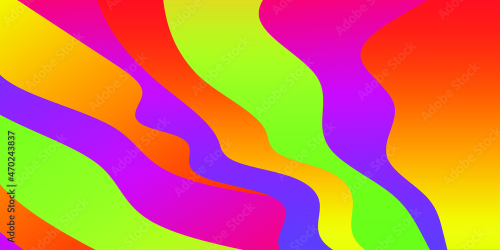 Abstract modern illustration with color waves. Abstract modern illustration with color waves.