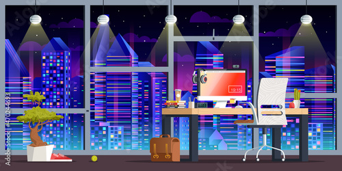 Office workplace interior design