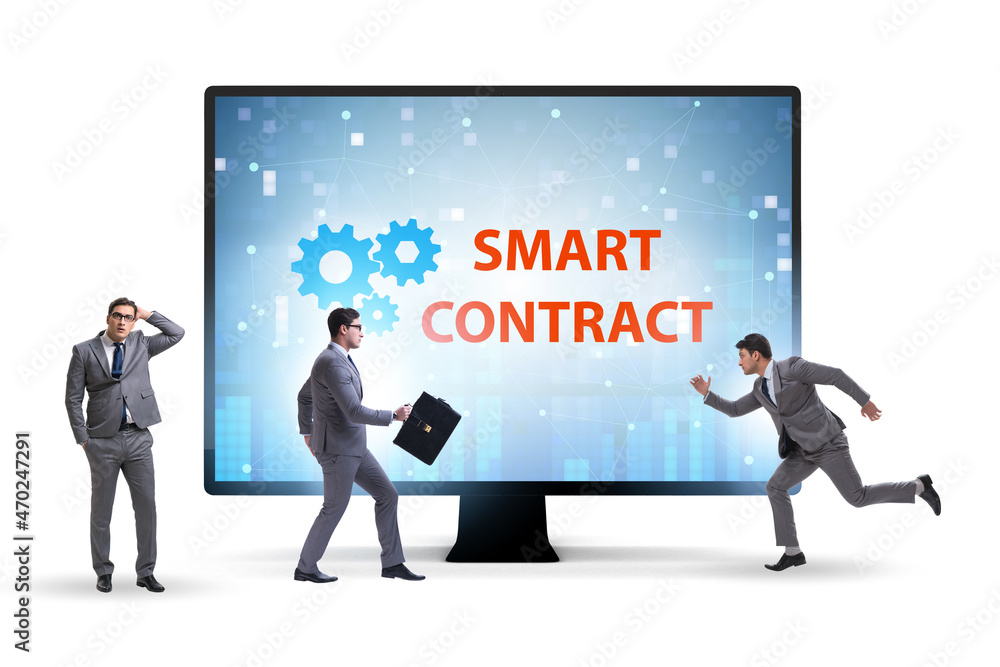 Smart contracts as illustration of blockchain technology Smart contracts as illustration of blockchain technology