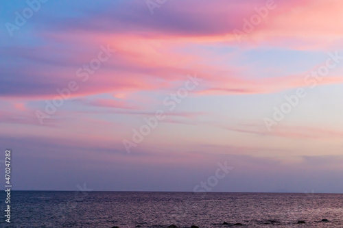 sunset over the sea © Mohamed Waheed