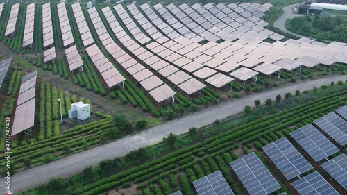 Wallpaper Mural solar power station in mountain Torontodigital.ca