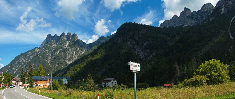 Φωτογραφία Landscape at Cave del Predil, Tarvisio, Italy, Europe Attenzione Velocita Contr