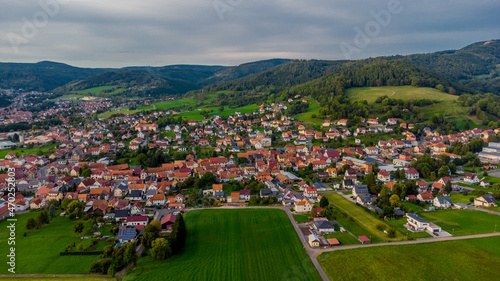Tableau sur toile Unterwegs auf den Höhen des Thüringer Waldes bei Floh Seligenthal - Thüringen