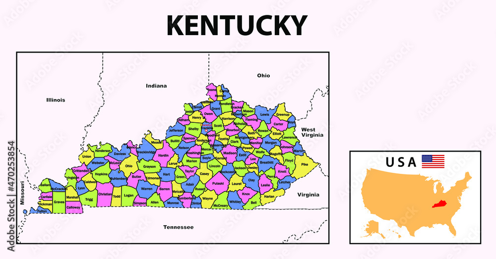 Kentucky District Map