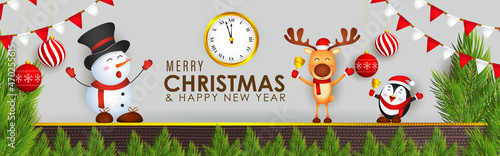 vector illustration for Merry Christmas and  happy new year -2022
