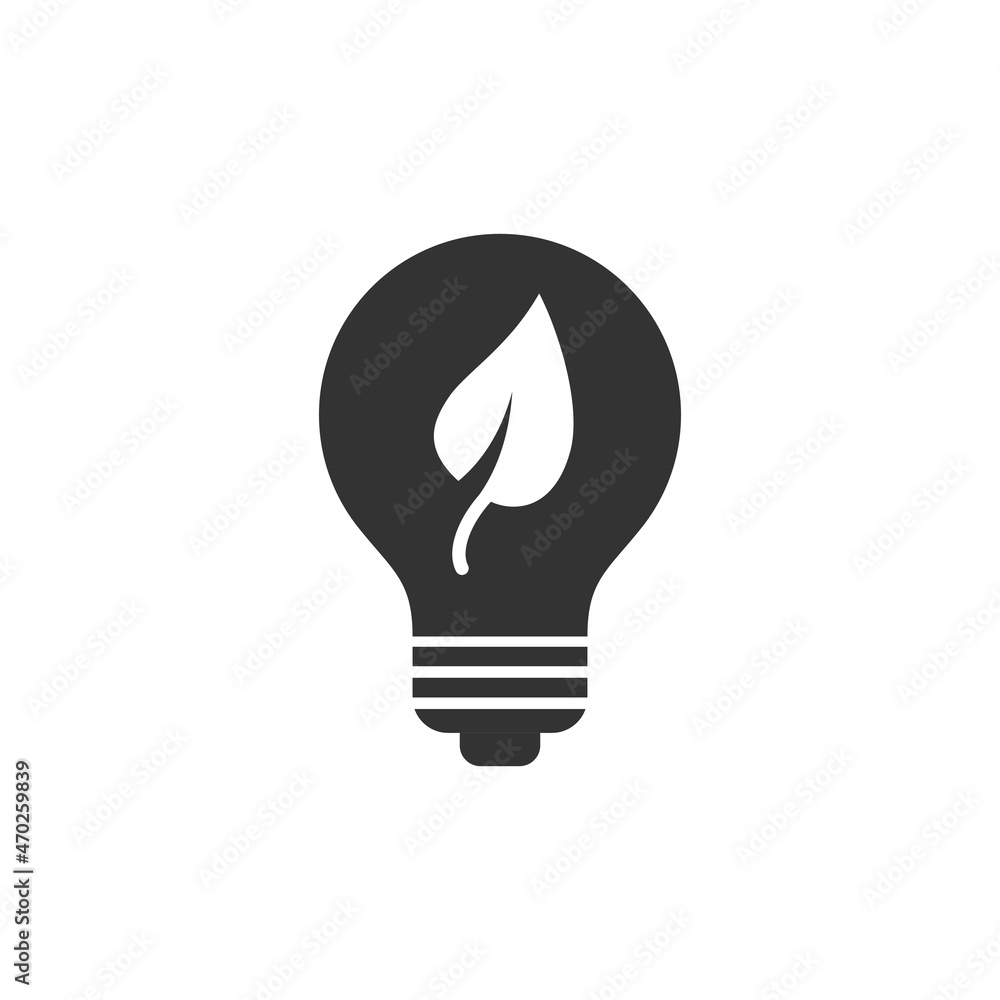 Light bulb icon in flat style. Lightbulb vector illustration on white isolated background. Energy lamp sign business concept. Light bulb icon in flat style. Lightbulb vector illustration on white isolated background. Energy lamp sign business concept.
