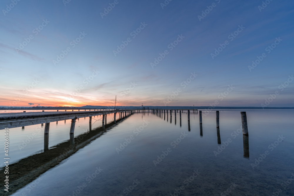 Sonnenuntegang am See