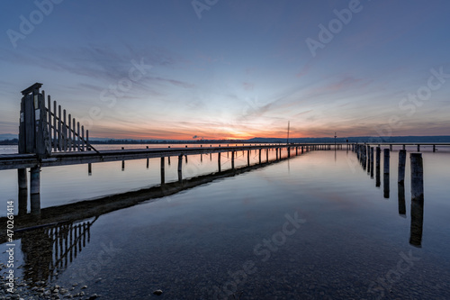 Sonnenuntegang am See