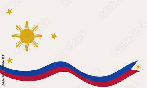 Background Bonifacio Day vector illustration. Background Rizal Day Vector Illustration, and Copy Space Area. Suitable to be placed on content with that theme.
