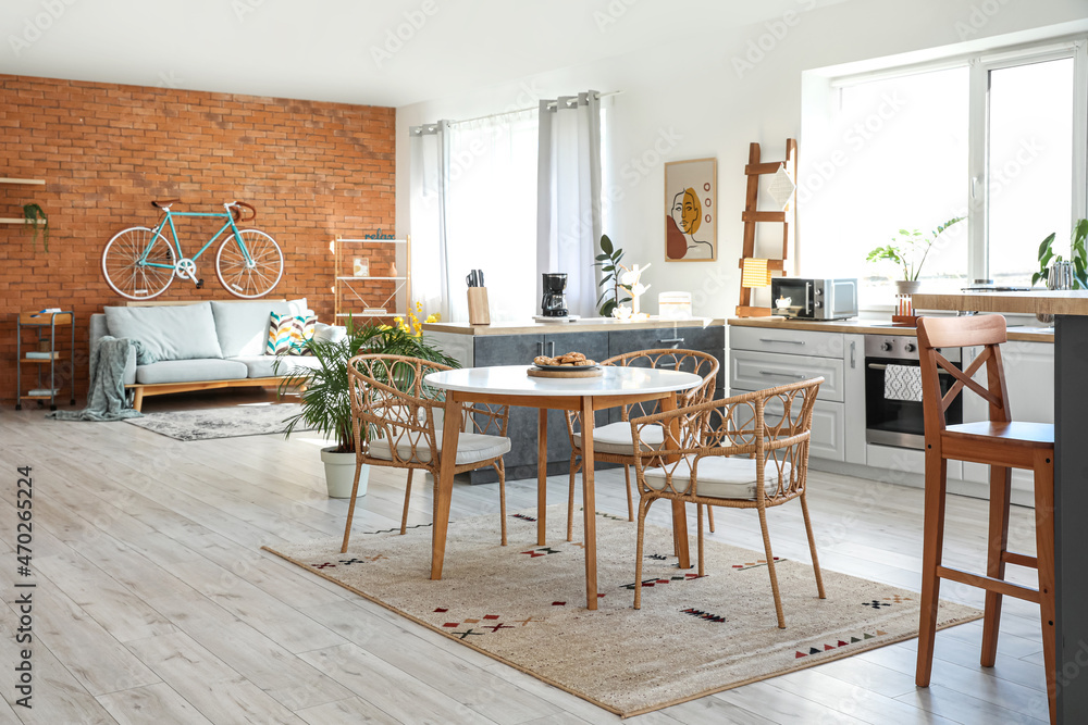 Studio apartment with contemporary kitchen Studio apartment with contemporary kitchen