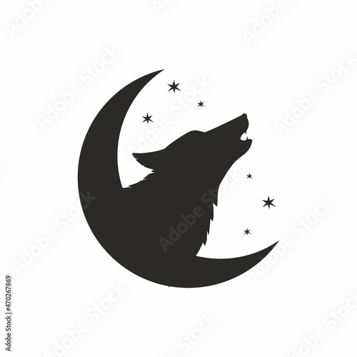The wolf's head and the month
