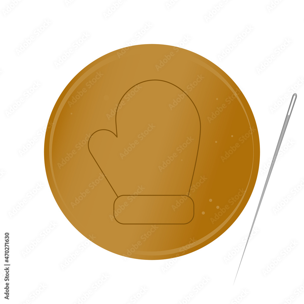 The South Korean Honeycomb toffee, i.e. Dalgona candy in Squid game A candy circle with a mitten in the middle Vector illustration includes gradients Can be used as a sign, symbol, icon or logo The South Korean Honeycomb toffee, i.e. Dalgona candy in Squid game A candy circle with a mitten in the middle Vector illustration includes gradients Can be used as a sign, symbol, icon or logo