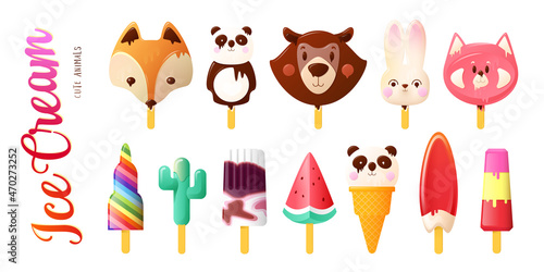 Ice Cream Summer Illustration